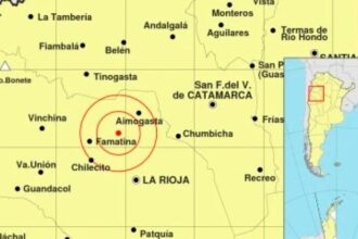 Dos sismos sacudieron fuerte la zona de  Aimogasta y Guandacol