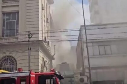 Incendio en el hospital Santa Lucía: evacúan pacientes y hay cinco personas afectadas