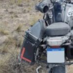 Un turista brasileño murió tras despistarse con su moto por fuertes ráfagas de viento en Chubut