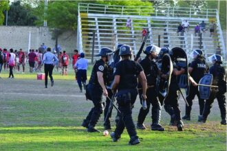 Lamentables incidentes en la cancha “Oficial”