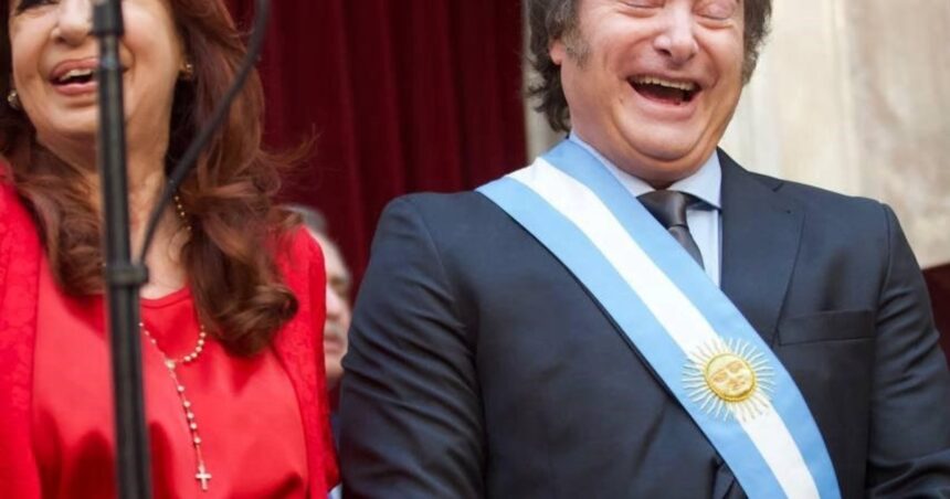 La asunción de Javier Milei: el abrazo con Macri, el gesto con Cristina Kirchner por el bastón presidencial y la inesperada arenga a la policía