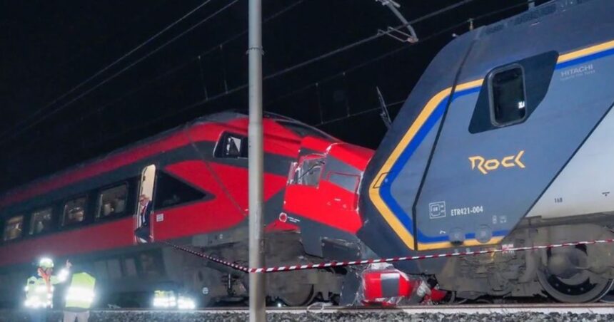 Impactante choque frontal entre dos trenes en Italia deja al menos 17 heridos