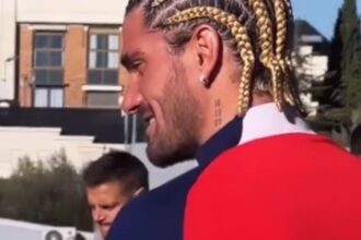 Rodrigo De Paul y un cambio de look que es furor en las redes: trenzas “cornrows” para despedir el año