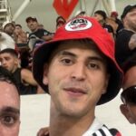 Exequiel Palacios, el campeón del mundo que fue a alentar a River con los Borrachos del Tablón