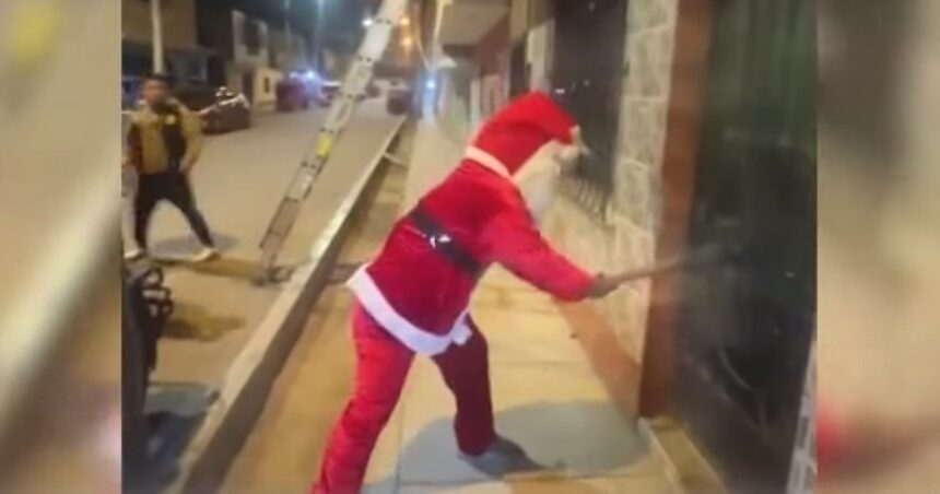 Insólito operativo de un Papá Noel antidrogas en Perú: “A los Renos del Mal les llegó la Navidad”