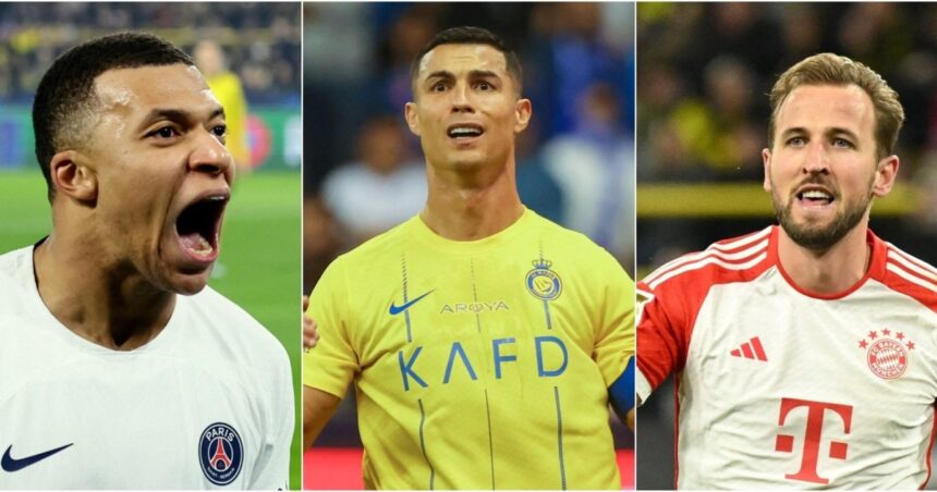 Quién será el máximo goleador de 2023: Mbappé y Kane están arriba, pero Cristiano Ronaldo les puede arrebatar el título