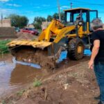 El Intendente Armando Molina, recorrió hoy,  zonas abnegadas por las fuertes lluvias de navidad