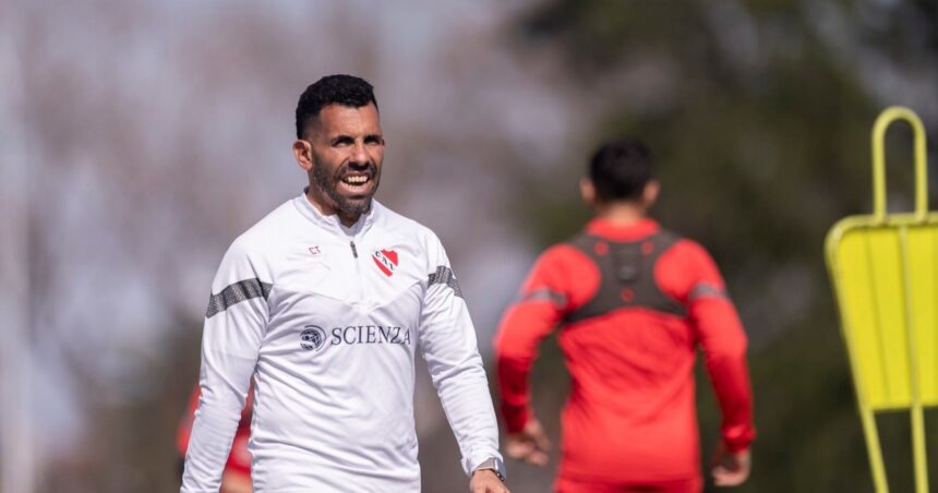 Tevez volvió al trabajo en Independiente y se encontró con tres caras nuevas, a la espera del paraguayo Ávalos