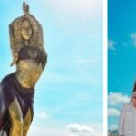 La emoción de Shakira por la imponente estatua realizada en su honor en su ciudad natal