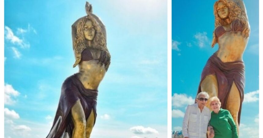 La emoción de Shakira por la imponente estatua realizada en su honor en su ciudad natal