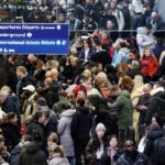 Insólito: Eurostar canceló todos los trenes de alta velocidad por un túnel inundado en Londres y hay 30 mil varados a horas de Fin de Año