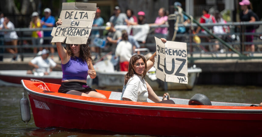 Apagón en el Delta: casi la mitad de las casas sigue sin luz y estiman que costará 12 mil millones de pesos arreglar el sistema