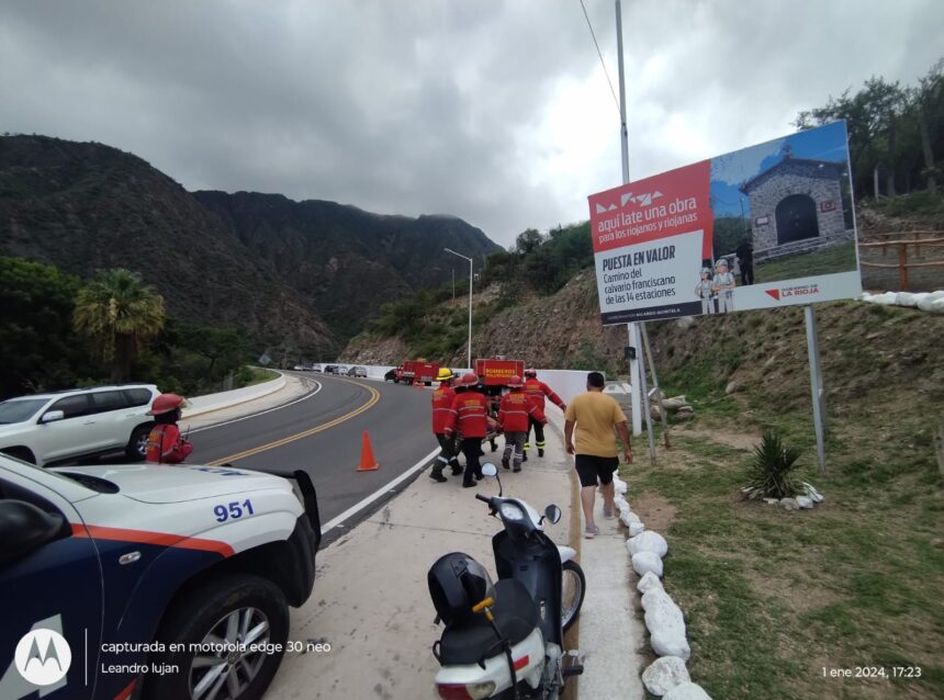 Un menor de 14 años resultó herido tras caer en la zona del Calvario