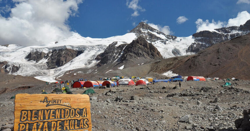 Tragedia en el Aconcagua: murió un andinista ruso en uno de los campamentos