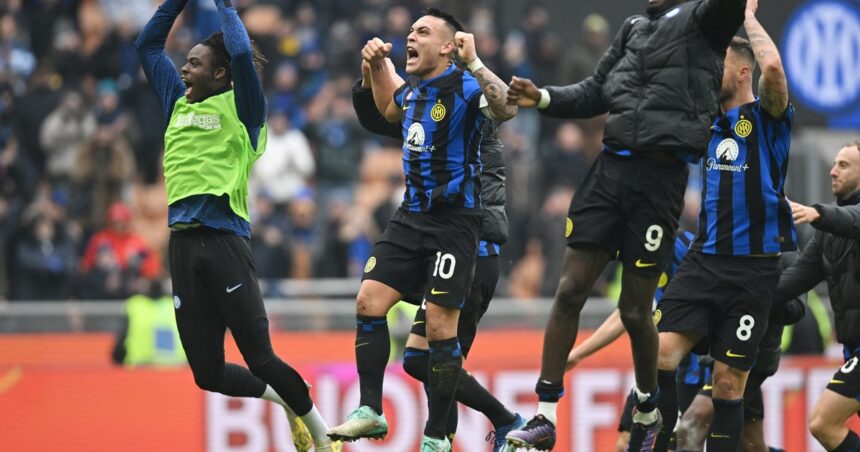 Lautaro Martínez pegó el primer grito de 2024 y llegó a 120 con el Inter, que obtuvo el triunfo en un final infartante