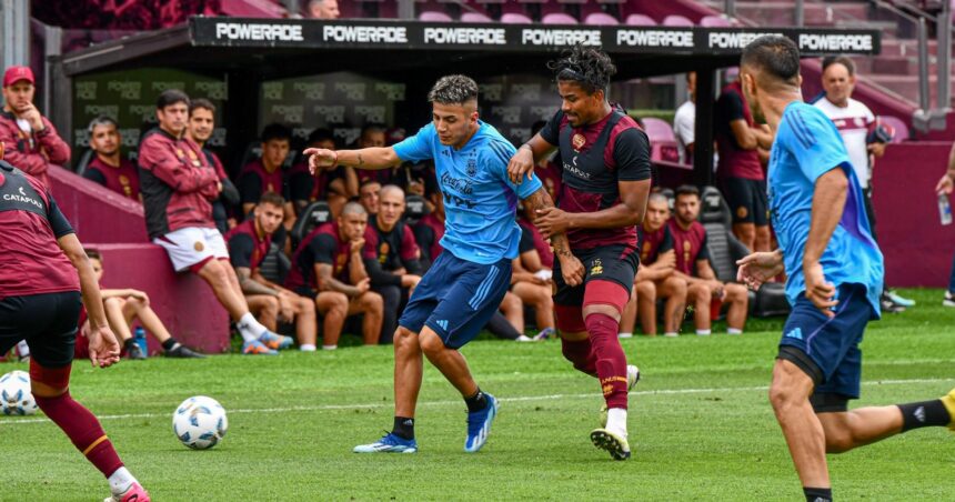 La Selección Sub 23 de Mascherano igualó en un amistoso con Lanús de cara al preolímpico