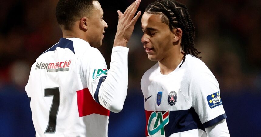 Mbappé se da todos los gustos: hat-trick en el 9-0 del PSG, jugó con su hermano de 17 y ¿le cerró la puerta al Real Madrid?