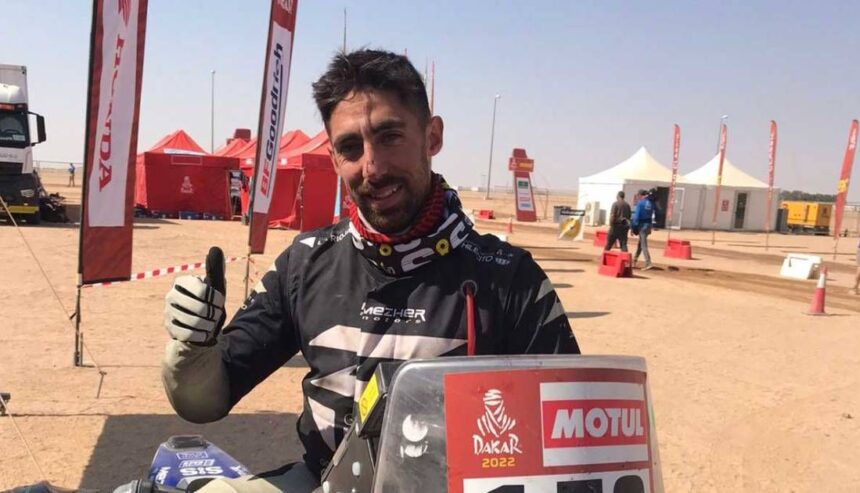 Diego Llanos retrocedió algunas posiciones, en la cuarta etapa del Rally Dakar