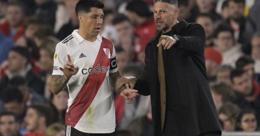 Qué pasó entre Enzo Pérez y Demichelis: las razones que llevaron al capitán de River a firmar con Estudiantes