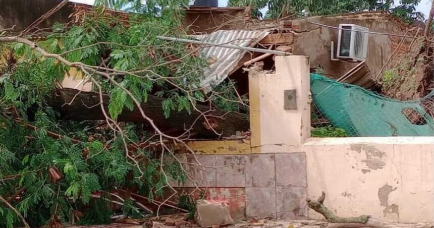 Un bebé y un hombre de 75 años murieron por un feroz temporal en Chaco y Formosa