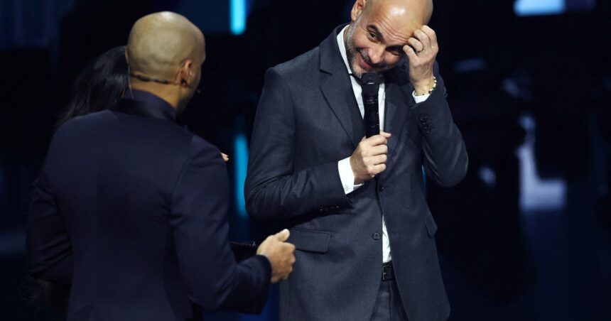 “Qué equipo jugaba mejor, el Barsa 2010 o el City 2023”: la elocuente reacción de Guardiola ante la incómoda pregunta de Henry en los The Best