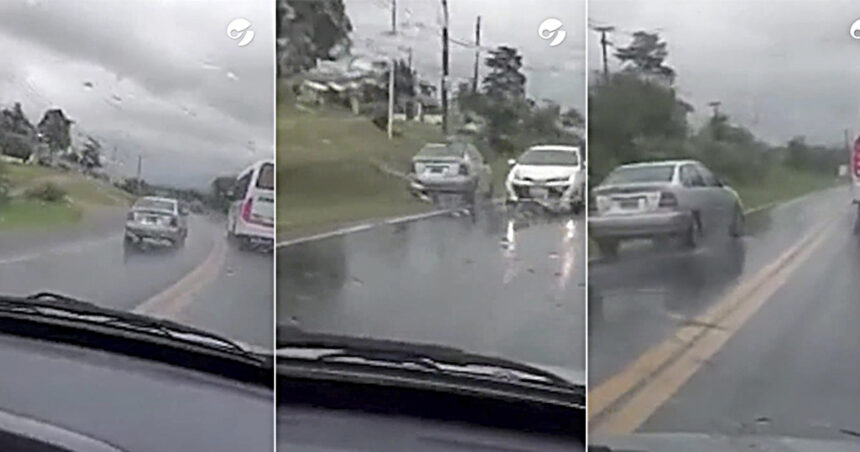 Córdoba: lo filmaron haciendo maniobras peligrosas en la ruta, casi provoca una tragedia y ahora lo busca la Policía Caminera