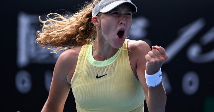 Mirra Andreeva, 16 años y una mente de hierro para dar vuelta un partido imposible en el Australian Open