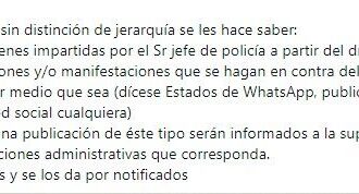 Oyente Fenix:  “sigue el malestar en las filas policiales, ahora denuncian aprietes y amenazas”