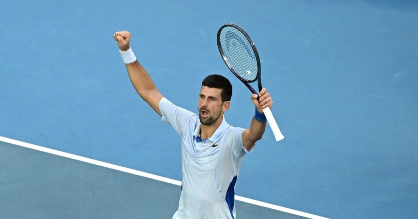 Australian Open: Novak Djokovic sigue imparable, eliminó a Taylor Fritz y ya está en semifinales