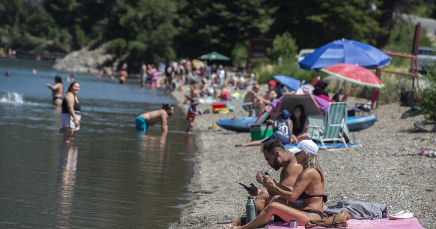 Bariloche registró el día más caluroso en más de seis décadas y hay 8 provincias bajo alerta por altas temperaturas