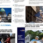 Así reflejó la prensa internacional el paro nacional de la CGT