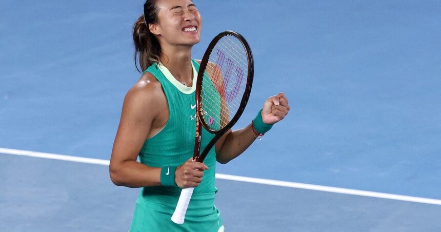 Zheng Qinwen, tras los pasos de Li Na: la china derribó el sueño de Yastremska y llegó a la final del Australian Open