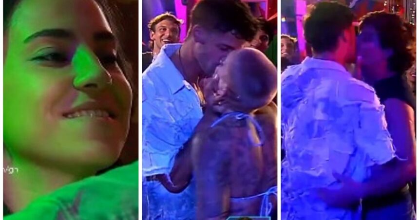 Noche de besos en la fiesta Gran Hermano: cuáles son las parejas que se armaron