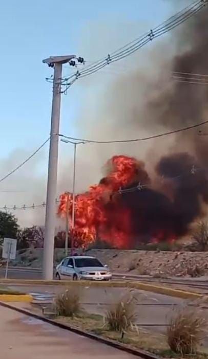 Un incendio de gran magnitud se registró en Chilecito