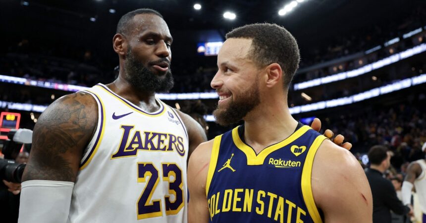 LeBron James ganó con Los Angeles Lakers un duelo de leyenda sobre Stephen Curry y sus Golden State Warriors en uno de los partidos del año de la NBA