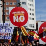 Miles de españoles volvieron a protestar en Madrid contra la amnistía a los catalanes: “Pactan con el crimen”