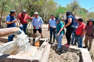 San Blas de Los Sauces: Ponen en funcionamiento una perforación para comenzar a normalizar la distribución de agua