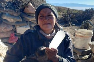 Lucía, la pastora de la Cordillera