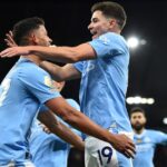 Julián Álvarez marcó un doblete en seis minutos con el Manchester City y festeja su cumpleaños a lo grande en la Premier League