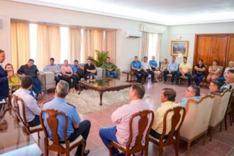 Quintela se reunió con el Círculo de Oficiales, Club de Suboficiales y la Asociación de retirados de la Policia de La Rioja