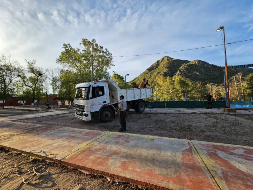 Balneario Municipal Villa Chepes, CONTINUAMOS CON LAS TAREAS DE MANTENIMIENTO Y LIMPIEZA DEL PREDIO