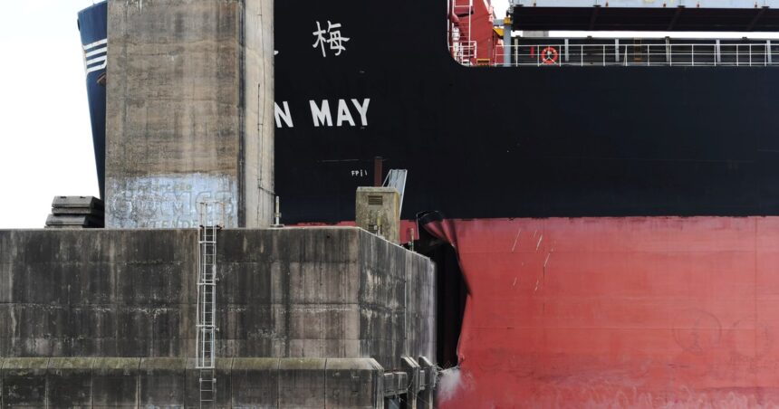 Choque contra el puente Zárate-Brazo Largo: cómo será el operativo para sacar el barco y cuándo arranca