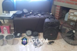 Chamical: La policía logró recuperar algunos elementos que habían sido robados y demoró a dos personas