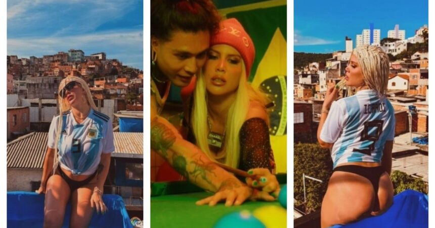 Cómo es el nuevo tema de Wanda Nara: ritmo funky, sensualidad y fútbol en una favela