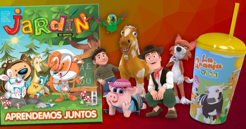 Jardín de Genios presenta los libros de La Granja de Zenón y un kit de merienda