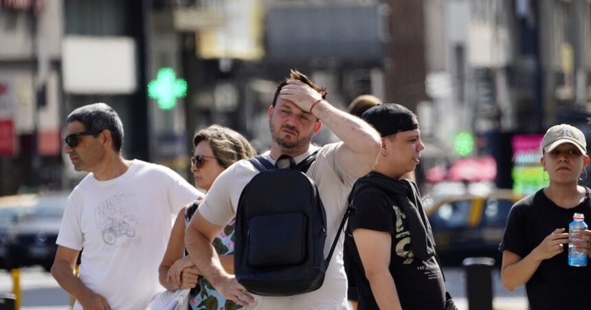 Alerta roja por la ola de calor en el AMBA: la máxima en la Ciudad llegaría a los 39 grados