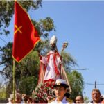 La vicegobernadora participó de las fiestas patronales de San Blas y pidió que el patrono “interceda para dar calma a la crisis hídrica que atravesamos”