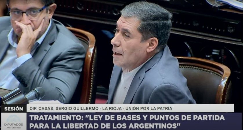 Sergio Casas llamó a “defender el federalismo” y votar en contra del proyecto de ley