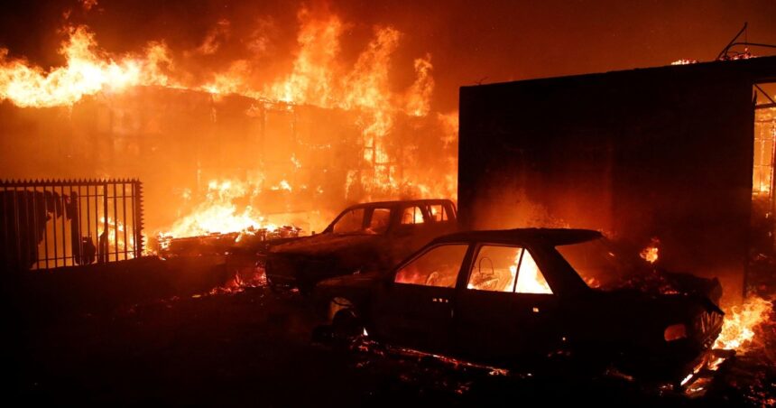 Incendios en Chile: los dramáticos videos que muestran la devastación y el feroz avance del fuego