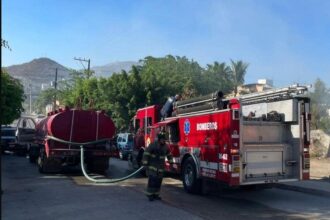 Se registró un incendio en una Finca situada por Ruta Provincial N° 25